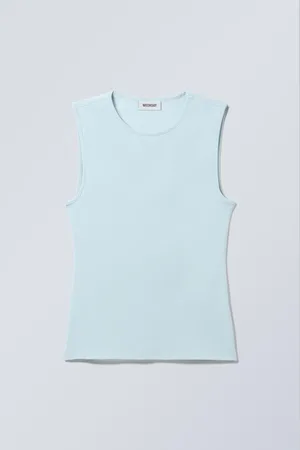 Weekday Eng anliegendes Tanktop aus Baumwolle