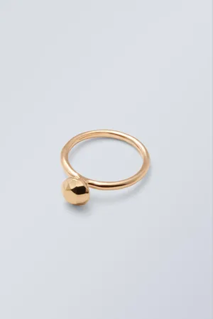 Weekday Diamantring aus Metall