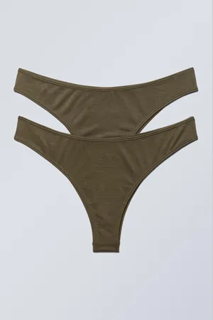 Weekday 2er-Pack gewagte Brazilian-Slips aus Modal