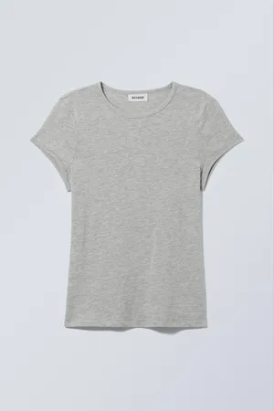 Weekday Figurbetontes T-Shirt mit kurzen Ärmeln