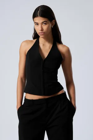 Weekday Kurzes Neckholder-Top