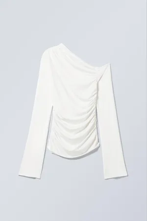 Weekday Asymmetrisches Drape-Top aus Lyocell