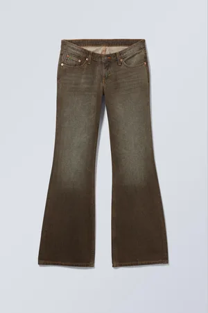 Weekday Nova Low Waist Slim Bootcut Leg Jeans