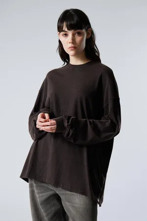 Weekday Langärmeliges Oversize-T-Shirt