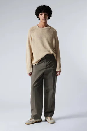 Weekday Anzughose aus Twill mit entspannter Passform