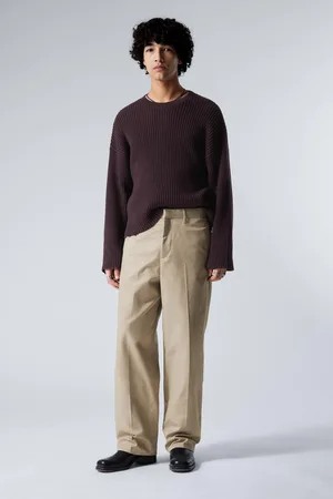 Weekday Anzughose aus Twill mit entspannter Passform