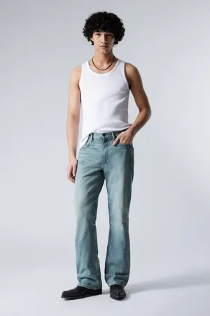 Weekday Mercury Relaxed Bootcut Leg Workwear Jeans