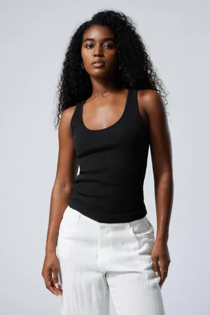 Weekday Transparentes Ripp-Tanktop
