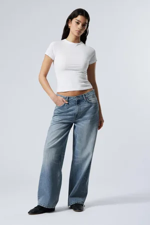 Weekday Dynasty Low Rise Loose Wide Leg Jeans
