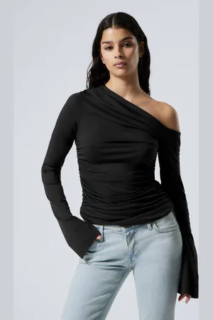 Weekday Asymmetrisches Drape-Top aus Lyocell