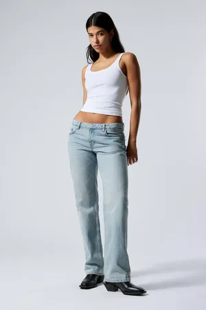 Weekday Arrow Low Waist Regular Straight Leg Jeans
