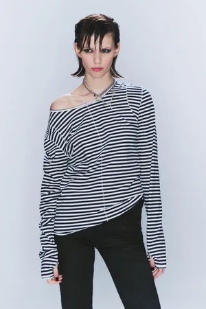 Cheap Monday CM x LB körperbetontes Unisex-Longsleeve