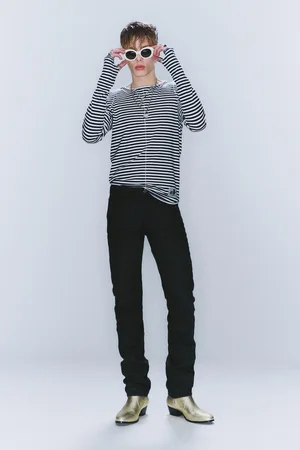 Cheap Monday CM x LB Issue Rigid Coated Unisex Jeans