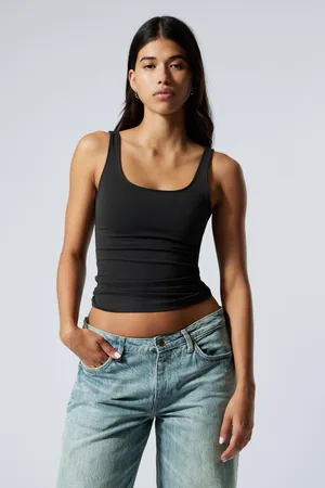 Weekday Figurbetontes Tanktop mit eckigem Ausschnitt