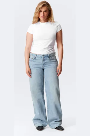 Weekday Ample Low Waist Loose Wide Leg Jeans