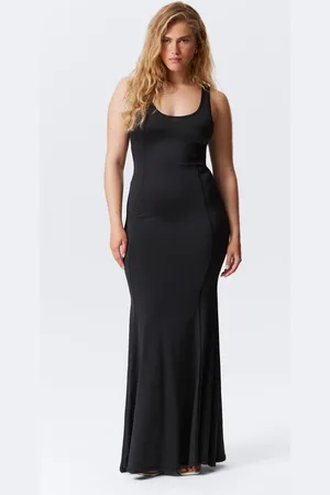 Weekday Sportliches Fit-and-Flare-Maxikleid