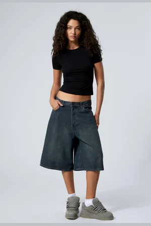 Weekday Lockere Baggy-Jeansshorts Astro