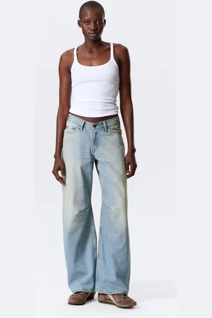 Weekday Weite Jeans mit niedrigem Bund