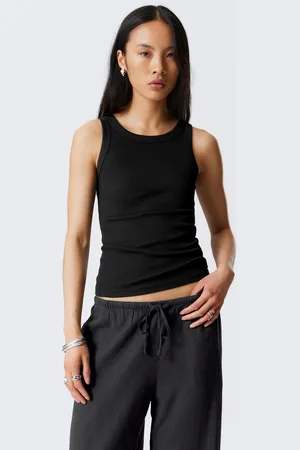 Weekday Tailliertes geripptes Tanktop