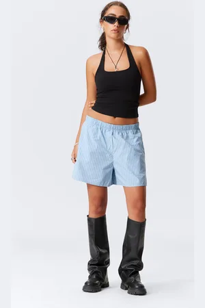 Weekday Baumwollshorts mit niedrigem Bund