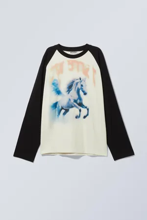 Weekday Großartiges Boxy-Longsleeve mit Raglanärmeln