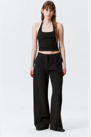Weekday Relaxte, mittelhoch sitzende Bundfaltenhose