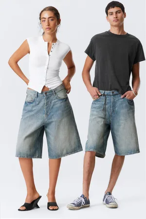 Weekday Lockere Baggy-Jeansshorts Astro