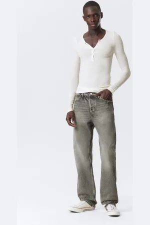Weekday Space Relaxed Straight Leg Jeans