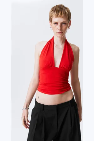 Weekday Tief sitzendes Neckholder-Top