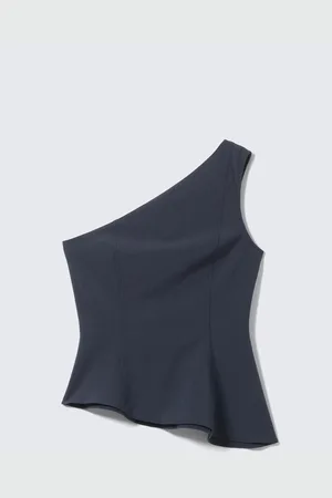 Weekday Asymmetrisches, figurbetontes One-Shoulder-Top