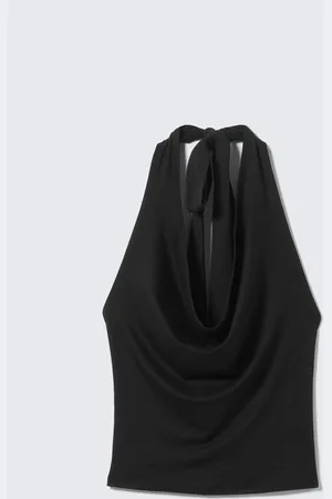 Weekday Neckholder-Top mit Wasserfallausschnitt