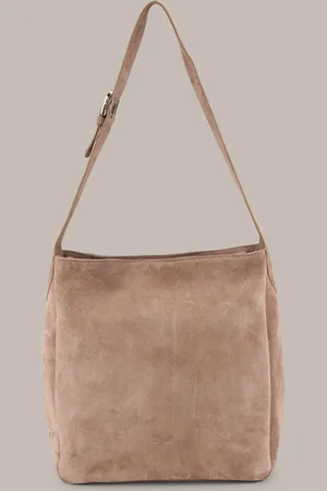 Windsor Hobo-Bag aus Veloursleder