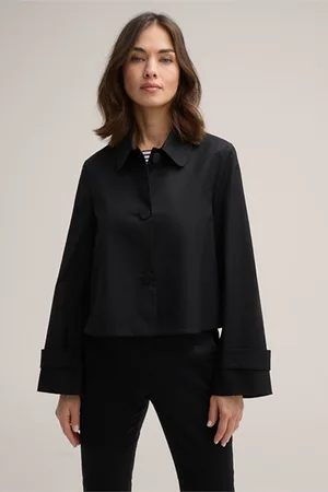 Windsor Baumwollstretch-Blazer-Jacke mit Umlegekragen