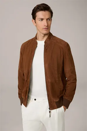 Windsor Ziegenvelours-Leder-Blouson Borello
