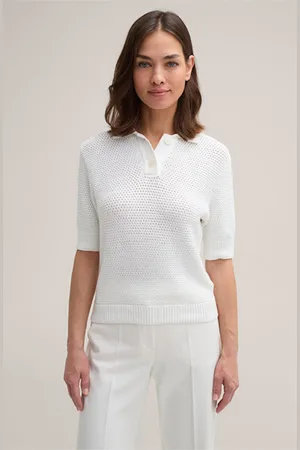 Windsor Baumwollmix-Poloshirt mit Struktur