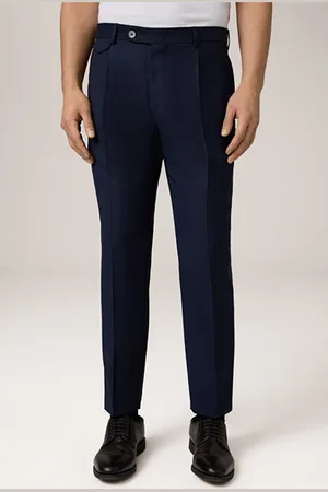 Windsor Schurwoll-Baukasten-Hose Silvi mit Bundfalte