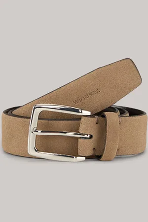 Windsor Veloursleder-Gürtel