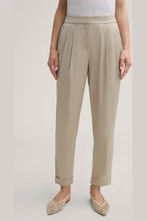 Windsor Baumwollstretch-Anzughose mit Bundfalte und Umschlag