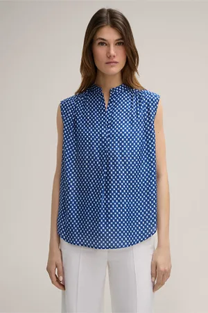 Windsor Viskose-Seidenmix-Print-Blusentop