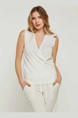 YOU LOOK PERFECT TOP BAILEY - edles Merino Stricktop in Wickeloptik