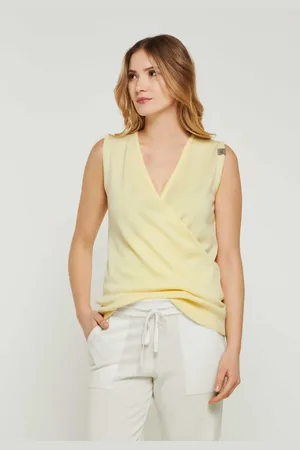 YOU LOOK PERFECT TOP BAILEY - edles Merino Stricktop in Wickeloptik